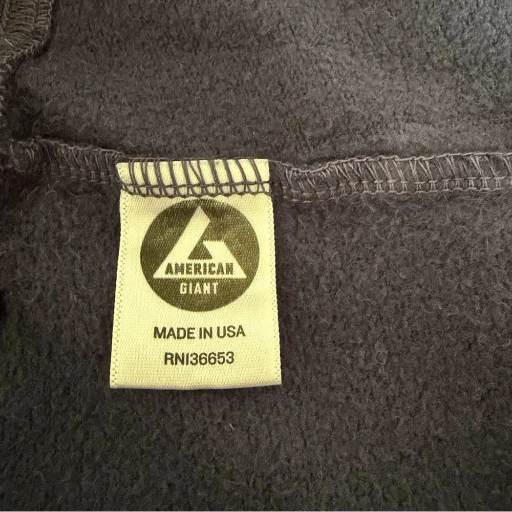 American Giant Crewneck Sweatshirt Size Large Navy Blue Minimalist Casual Cotton